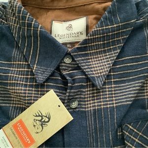 Legendary men’s flannel shirt XL new